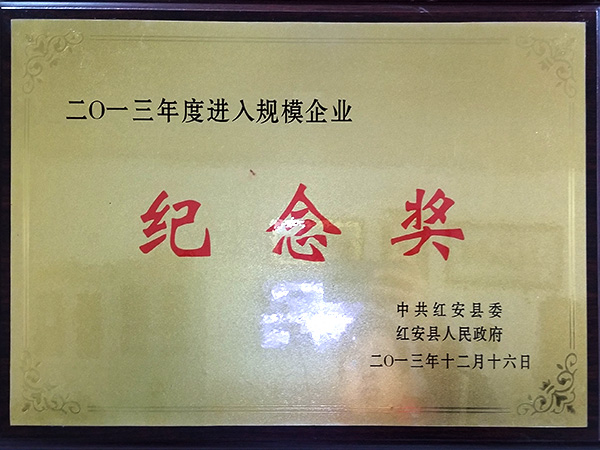 規模企業紀念獎
